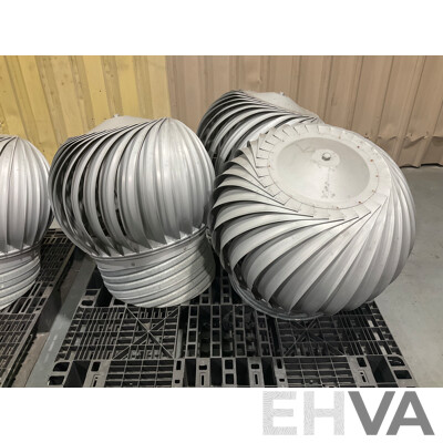 Industrial Whirly Birds (10x) & Base Plates (X8)