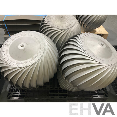 Industrial Whirly Birds (10x) & Base Plates (X8)