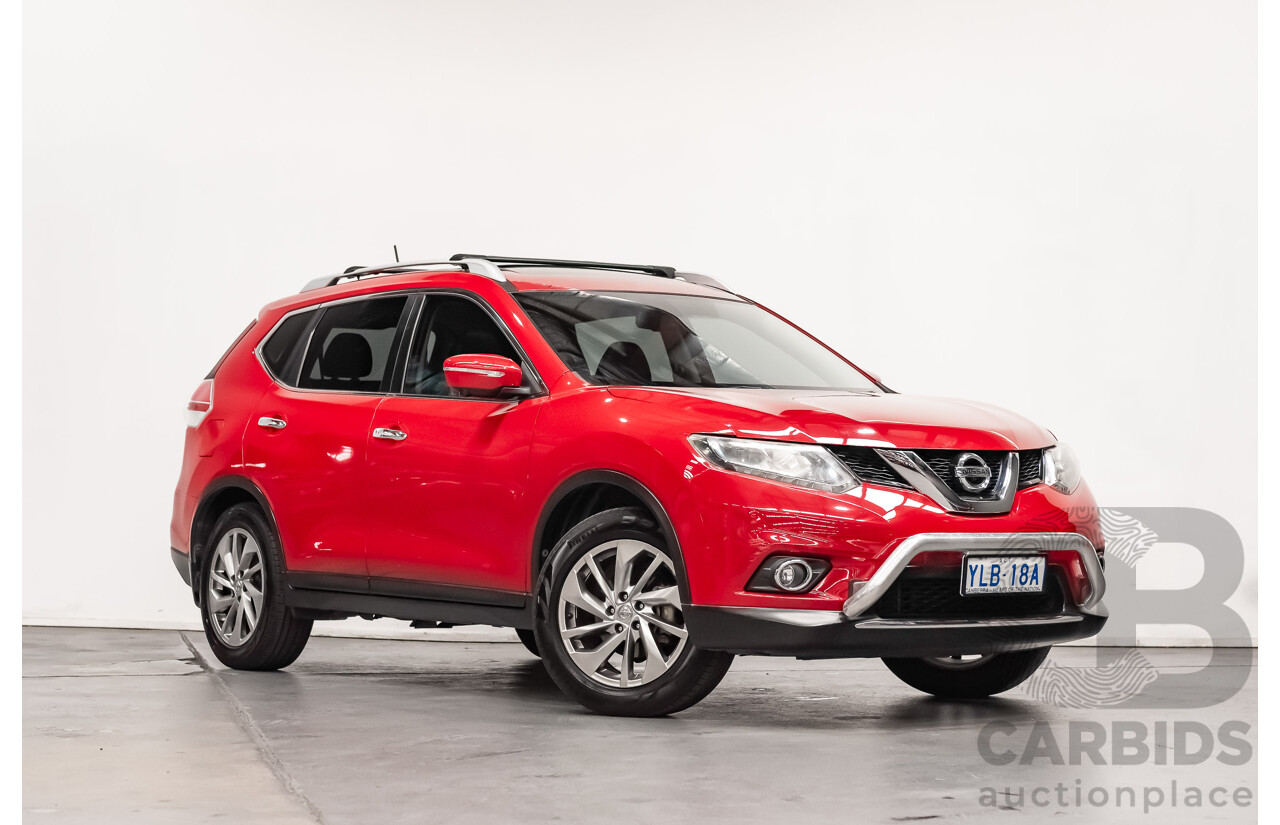 5/2016 Nissan X-Trail TL T32 4d Wagon Red Turbo Diesel 1.6L