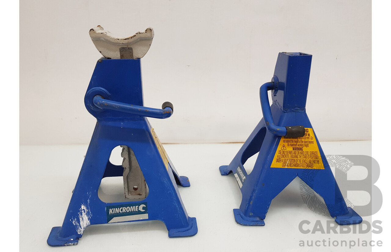 Kincrome 1850kg Ratchet Jack Stand - Lot of 2