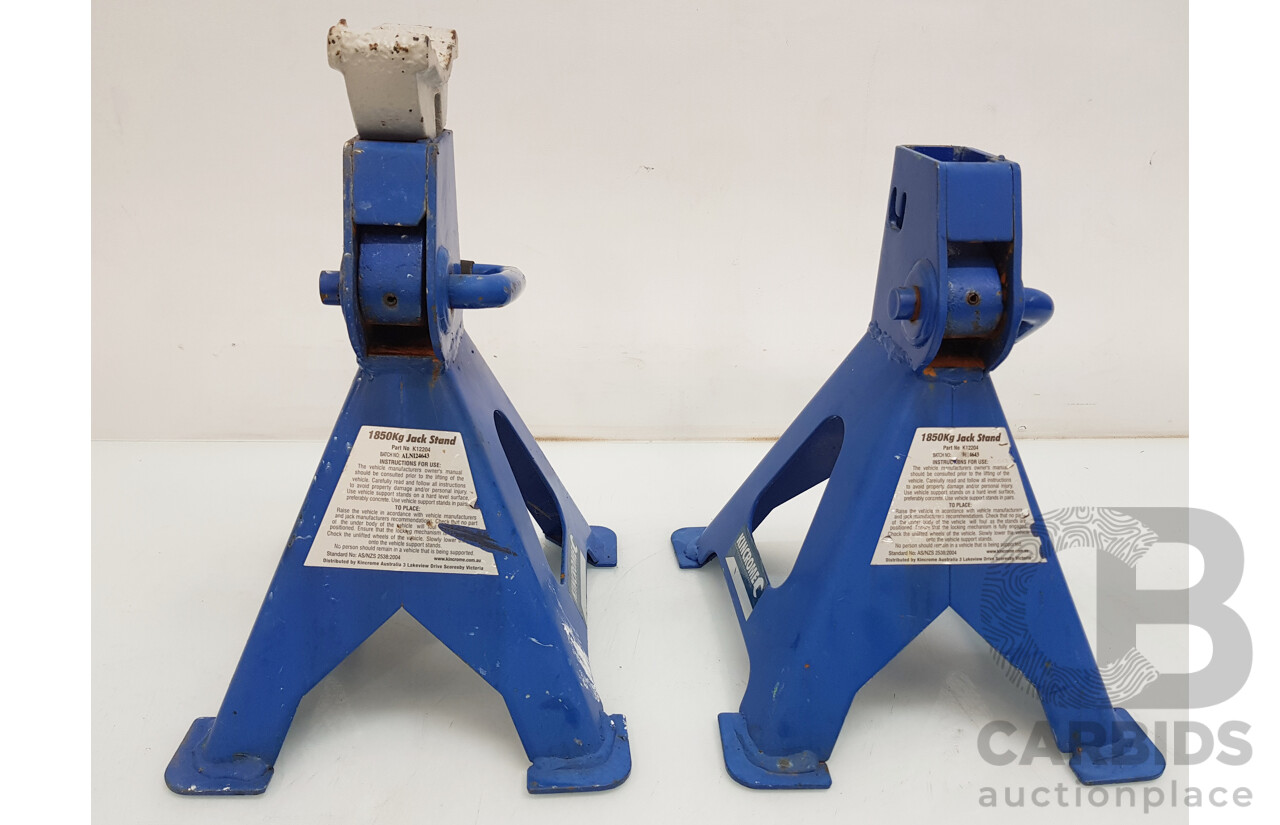 Kincrome 1850kg Ratchet Jack Stand - Lot of 2