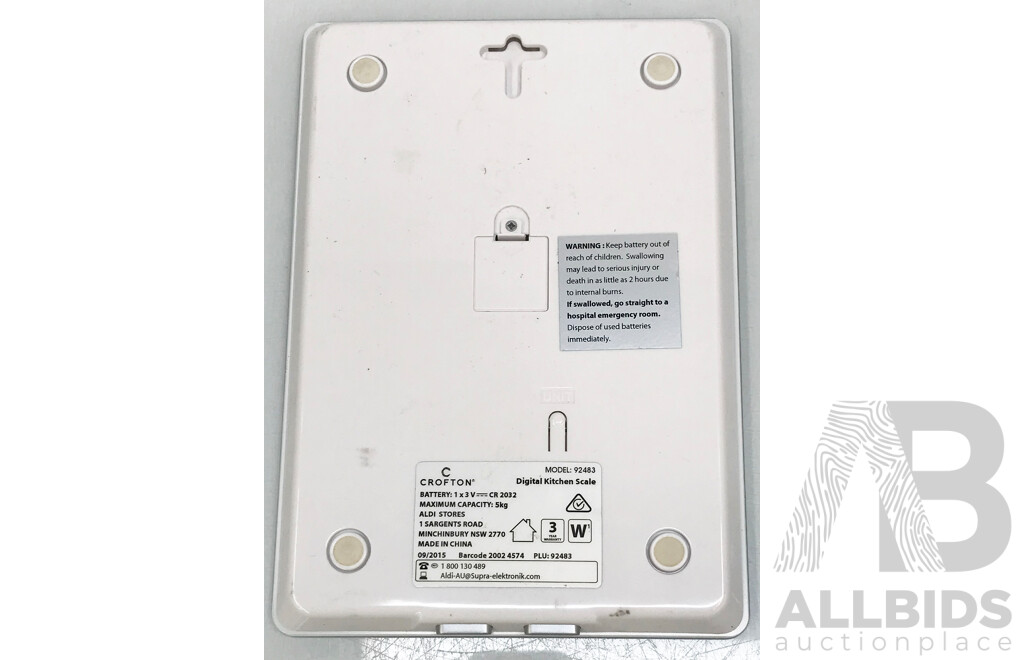 Crofton Digital Kitchen Scale