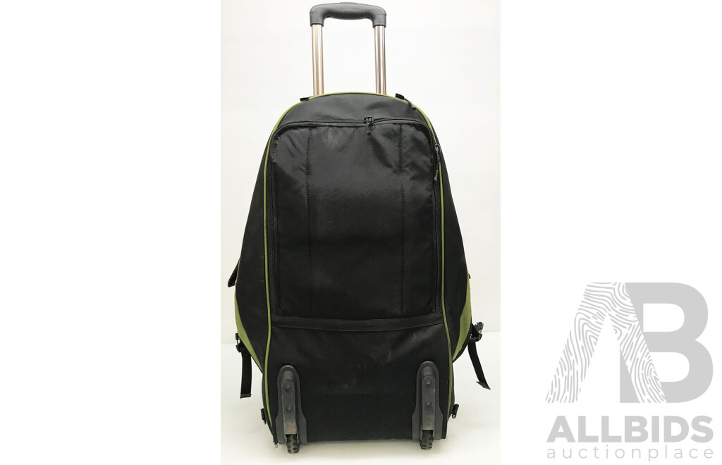 BlackWolf Grand Tour 85L Wheeled Travel Pack with Miscellaneous Items