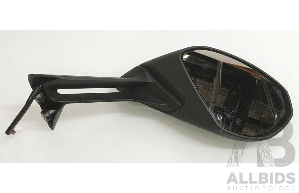 Ducati Motorcycle Side Mirror and Light