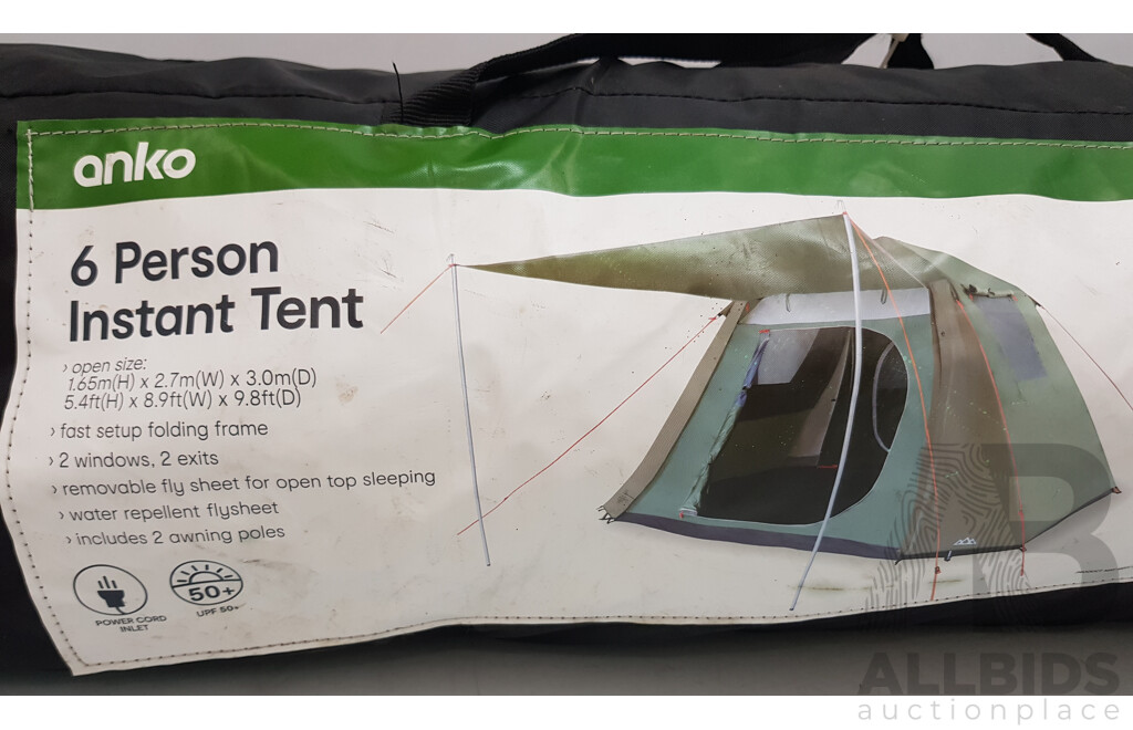 Anko 6 Person Instant Tent
