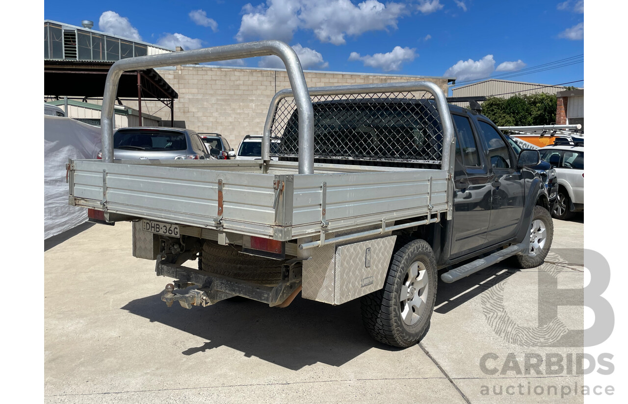 09/07 Nissan Navara ST-X (4x4) 4x4 D40 Dual Cab P/Up Grey 4.0L