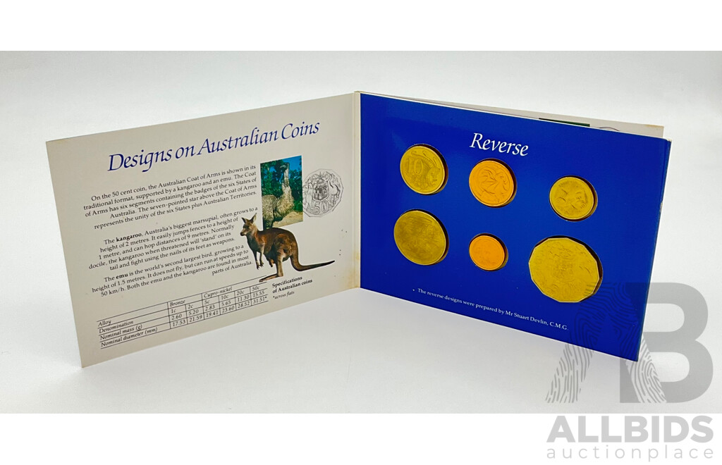 Australian RAM 1984 UNC Coin Set