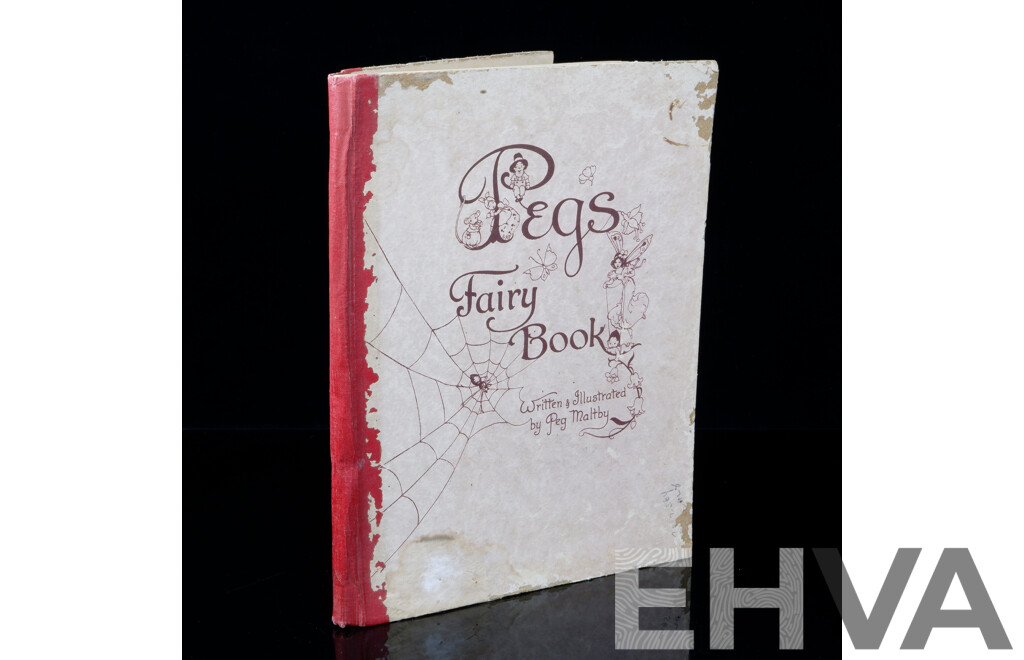 Pegs Fairy Book, Written and Illustrated by Peg Maltby, 1946, Queen City Publishers Melbourne