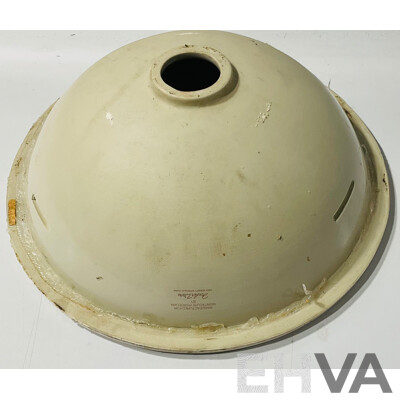 Vintage Australian Fowler Ware Vitreous China Hand Basin with Flower Decoration