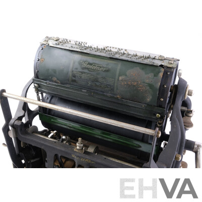 Antique Gestetner ''26''  Universal Cyclostyle Duplicator Machine with Original Carry Case