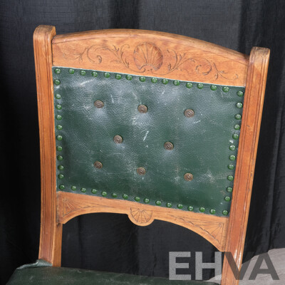 Vintage School Desk and Edwardian Chair