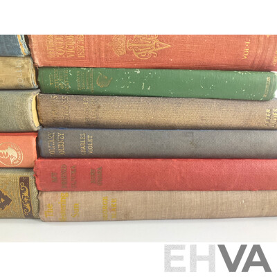 Collection of Antique and Vintage Hard Cover Books Including the Letters of Queen Victoria, John Murray, 1908, Gulliver's Travels, Jonathan Swift, 1937, a Caribbean Mystery, Agatha Christie, the Black Arrow, Robert Louis Stevenson,.......