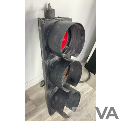 Vintage Aldridge Traffic Systems Traffic Signal Lights