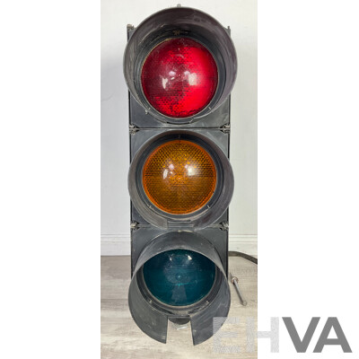 Vintage Aldridge Traffic Systems Traffic Signal Lights