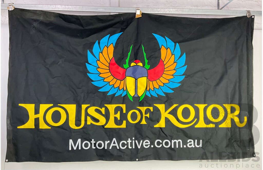 Large House of Kolor Canvas Banner