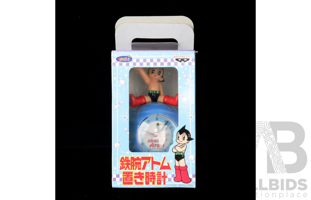 Vintage Banpresto/Tezuka Productions Astro Boy Alarm Clock in Original Box