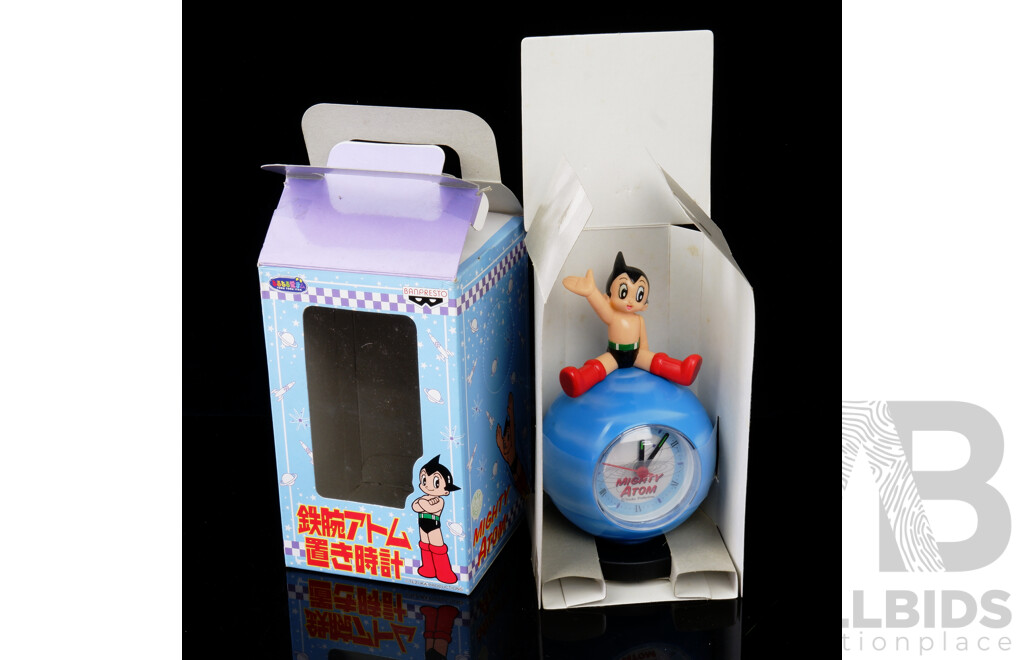 Vintage Banpresto/Tezuka Productions Astro Boy Alarm Clock in Original Box