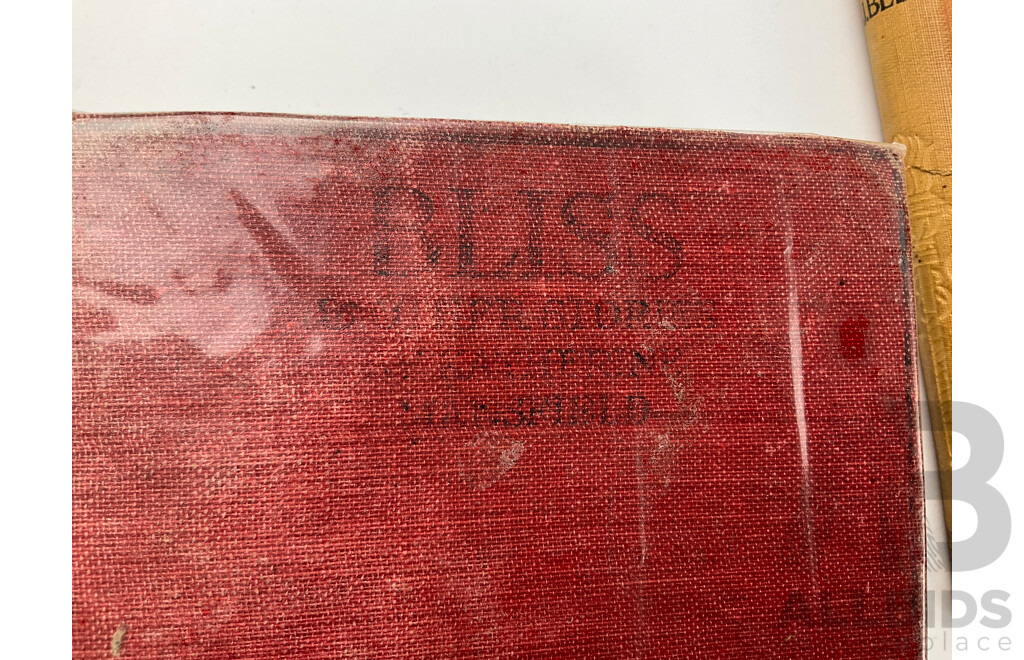 Collection of Antique and Vintage Hard Cover Books Including Rob Roy and Quentin Durward by Sir Walter Scott, Donald Ross of Heimra by William Black, the Wonderful Voyages of Gulliver 1921,  the Ironmaster by Georges Ohnet....