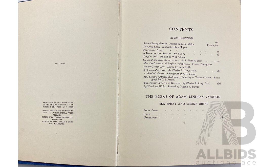 Collection of Interesting Vintage Hard Cover Books Including First Edition the Truth About Columbus, Charles Duff 1936, Limited Edition Adam Lindsay Gordon Memorial Volume 1926, 711/1000, Lasseter's Last Ride, Ion L. Idriess 1942.....