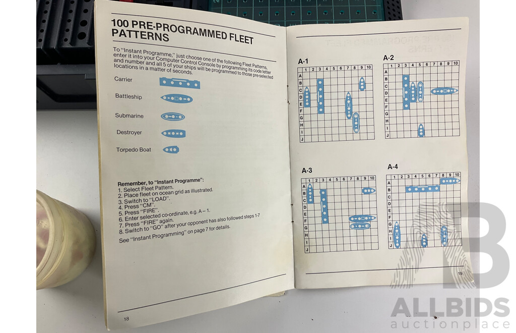 Vintage Milton Bradley Electronics Computer Battleship Game with Original Box