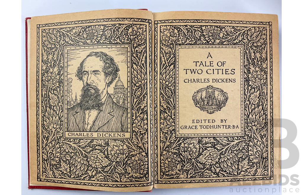 Collection of Vintage Charles Dickens Books Including Â Tale of Two Cities, Nicholas Nickleby, Hard Times, Great Expectations, David Copperfield, Oliver Twist - Some with Illustrations