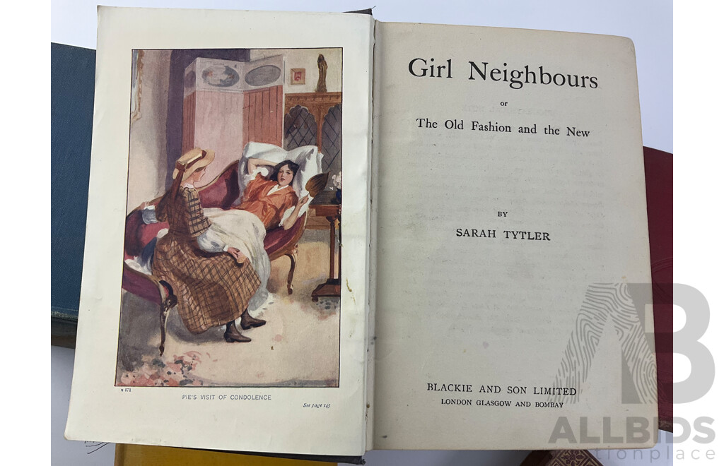 Collection of Antique and Vintage Hard Cover Books Including the Letters of Queen Victoria, John Murray, 1908, Gulliver's Travels, Jonathan Swift, 1937, a Caribbean Mystery, Agatha Christie, the Black Arrow, Robert Louis Stevenson,.......