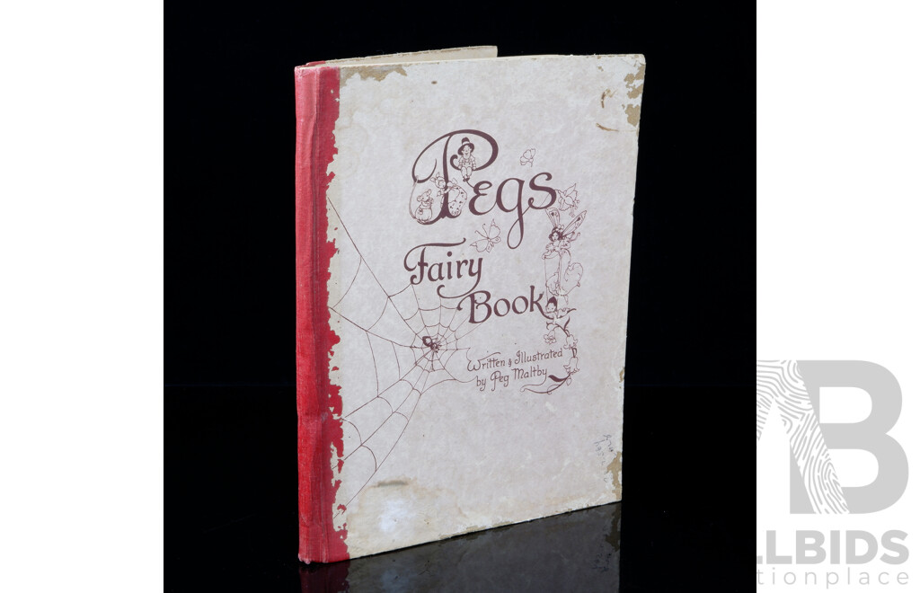 Pegs Fairy Book, Written and Illustrated by Peg Maltby, 1946, Queen City Publishers Melbourne