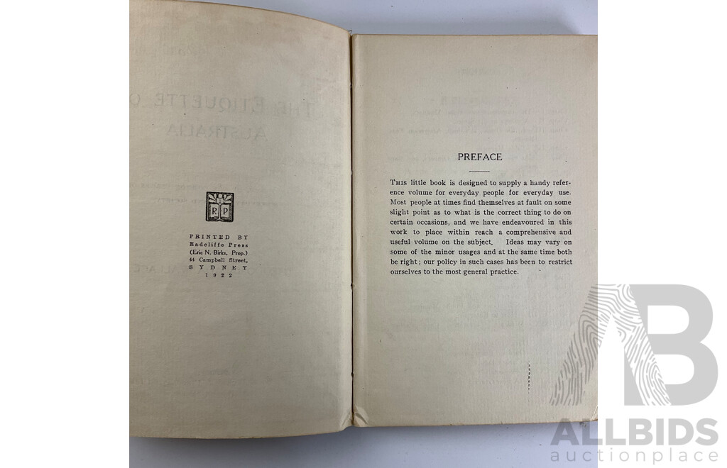 Collection of Antique and Vintage Books Including Shackleton's Argonults, of Human Bondage, W. Somerset Maugham, the Etiquette of Australia, Theososia Ada Wallace, Here Comes the Bailiff, D Cheesbrough, Confessions of an Apostate , J Sadlier......