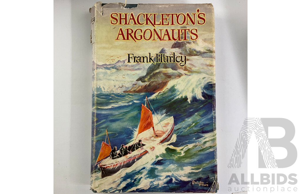 Collection of Antique and Vintage Books Including Shackleton's Argonults, of Human Bondage, W. Somerset Maugham, the Etiquette of Australia, Theososia Ada Wallace, Here Comes the Bailiff, D Cheesbrough, Confessions of an Apostate , J Sadlier......