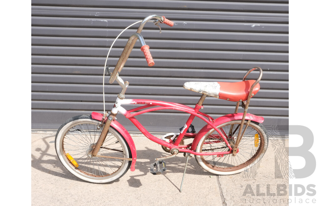 Bratz Dragster Coaster Bike with Lowrider Rims and Sissy Bar