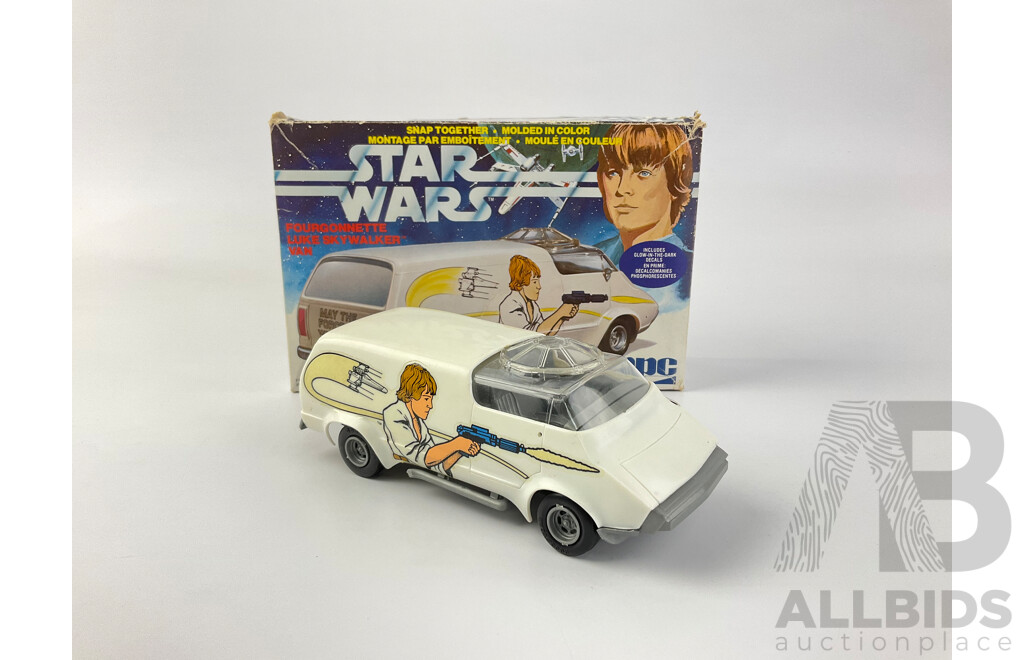 1977 MPC Star Wars Luke Skywalker Van with Glow in the Dark Decals