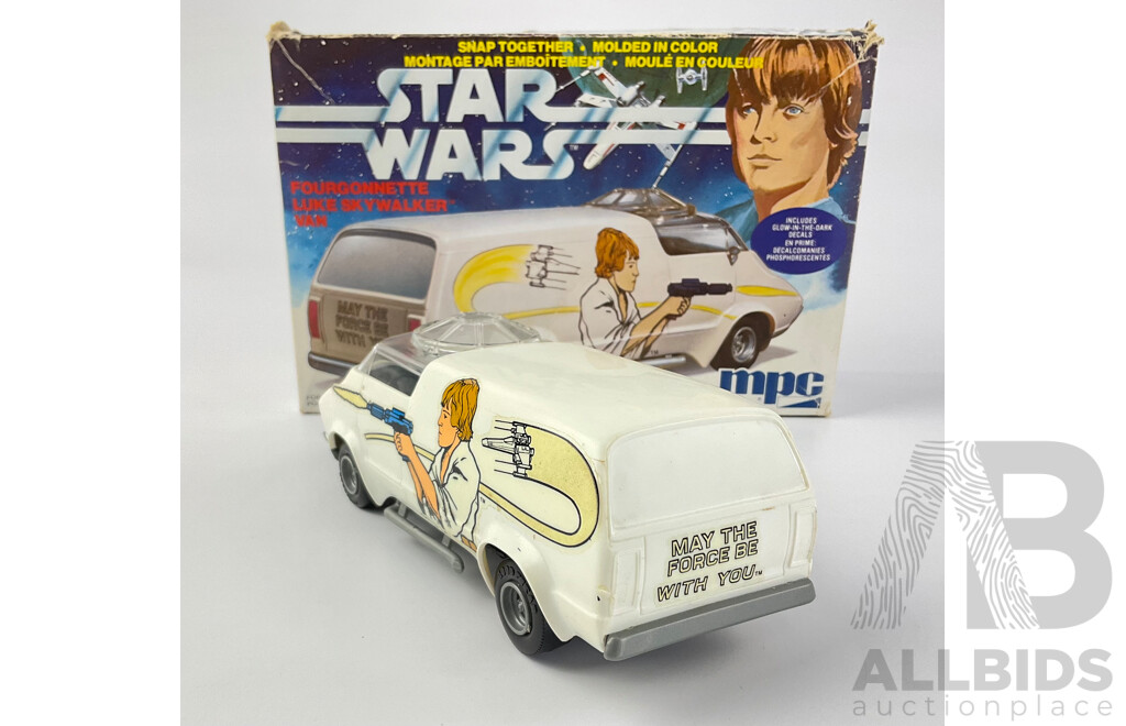 1977 MPC Star Wars Luke Skywalker Van with Glow in the Dark Decals