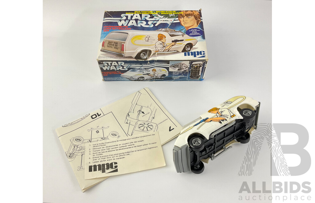 1977 MPC Star Wars Luke Skywalker Van with Glow in the Dark Decals