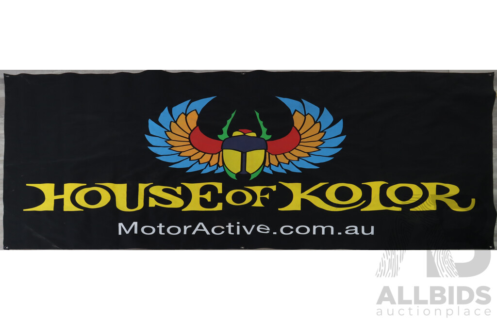 Large House of Kolor Canvas Banner