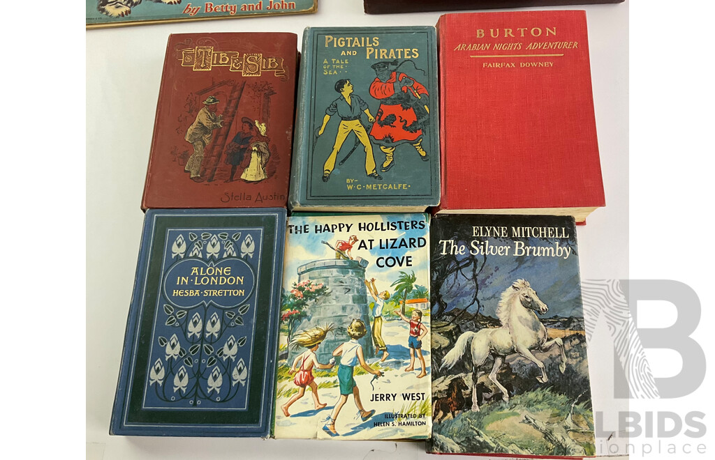 Antique and Vintage Children Books Including Winnie The Pooh & the House at Pooh Corner A.A Milne 1957, First Edition Burton Arabian Nights Adventurer 1931, First Edition Jungle Babies 1932 and More,