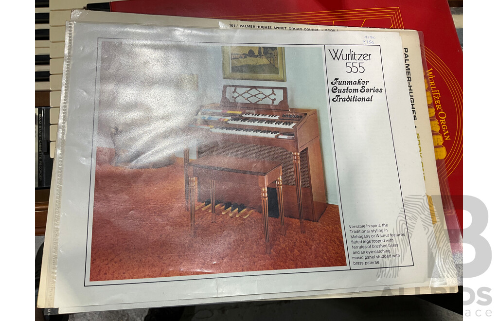 Vintage Wurlitzer Fun Maker Custom Electric Organ with Orbit Three Synthesizer