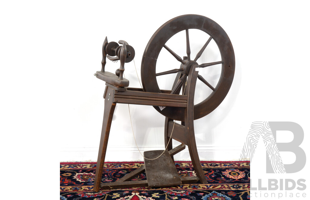 Vintage Ashford Timber Spinning Wheel