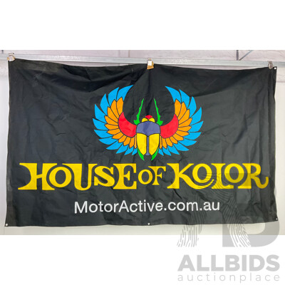 Large House of Kolor Canvas Banner