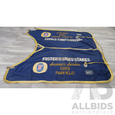 1989 Embroidered Foster's Fairfield Sires Stakes Summer Series Horse Coat