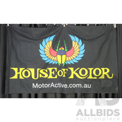 Large House of Kolor Canvas Banner