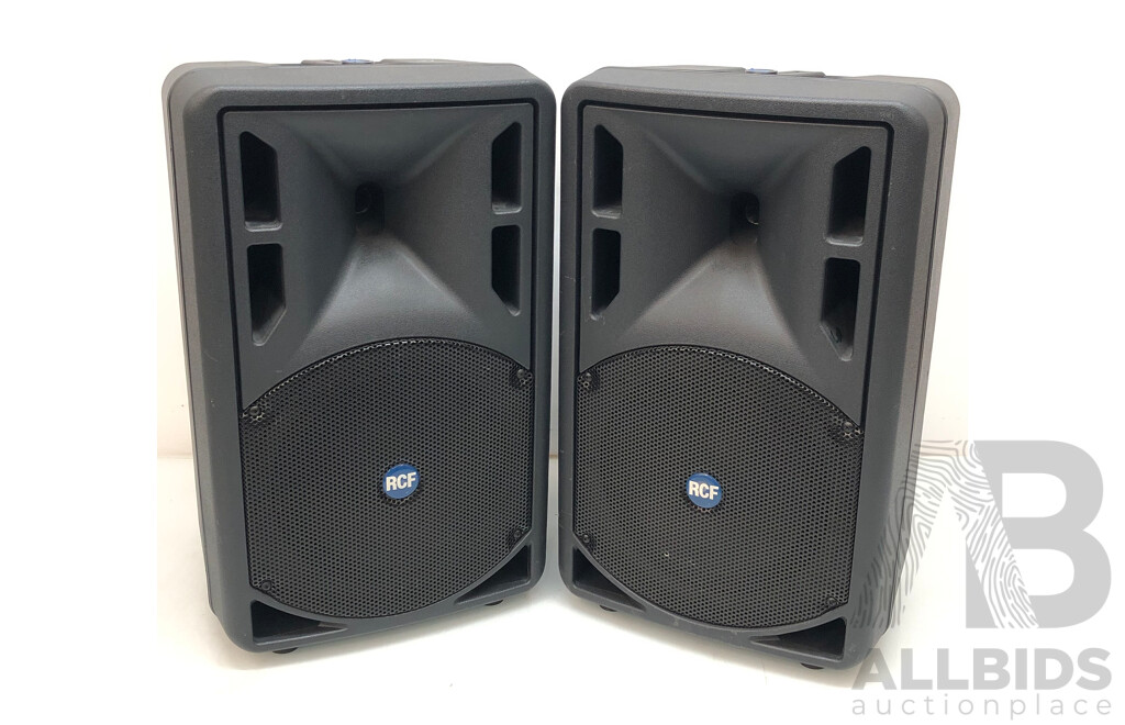 2x Italian Made RCF Art Series 310A Speakers