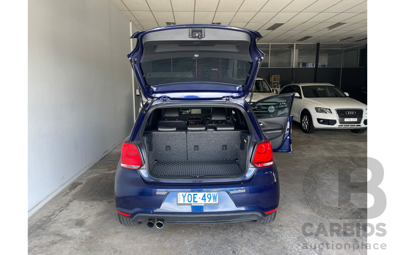 01/14 Volkswagen Polo GTi FWD 6R MY14 5D Hatchback Blue 1.4L