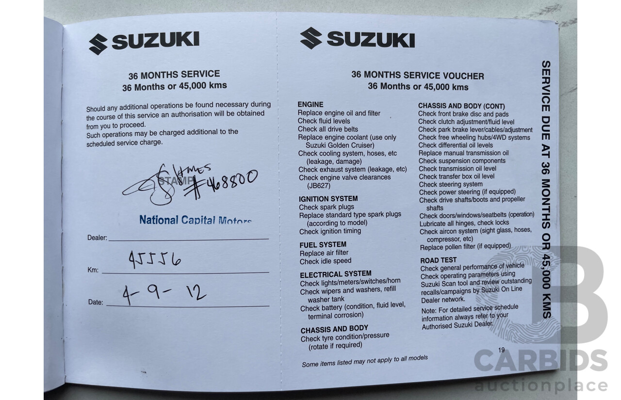 02/10 Suzuki Swift  FWD EZ 07 UPDATE 5D Hatchback Black 1.5L