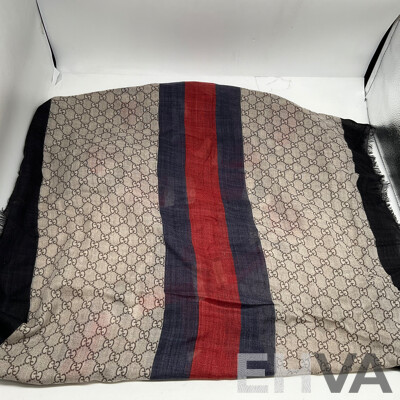Gucci Scarf Snake Pattern