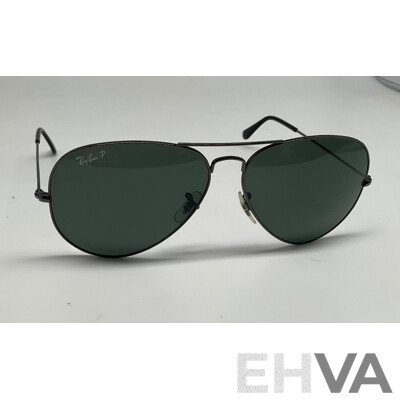 RAYBANDS Black Aviator Classic and Olympian II Deluxe- ORP: $459.00