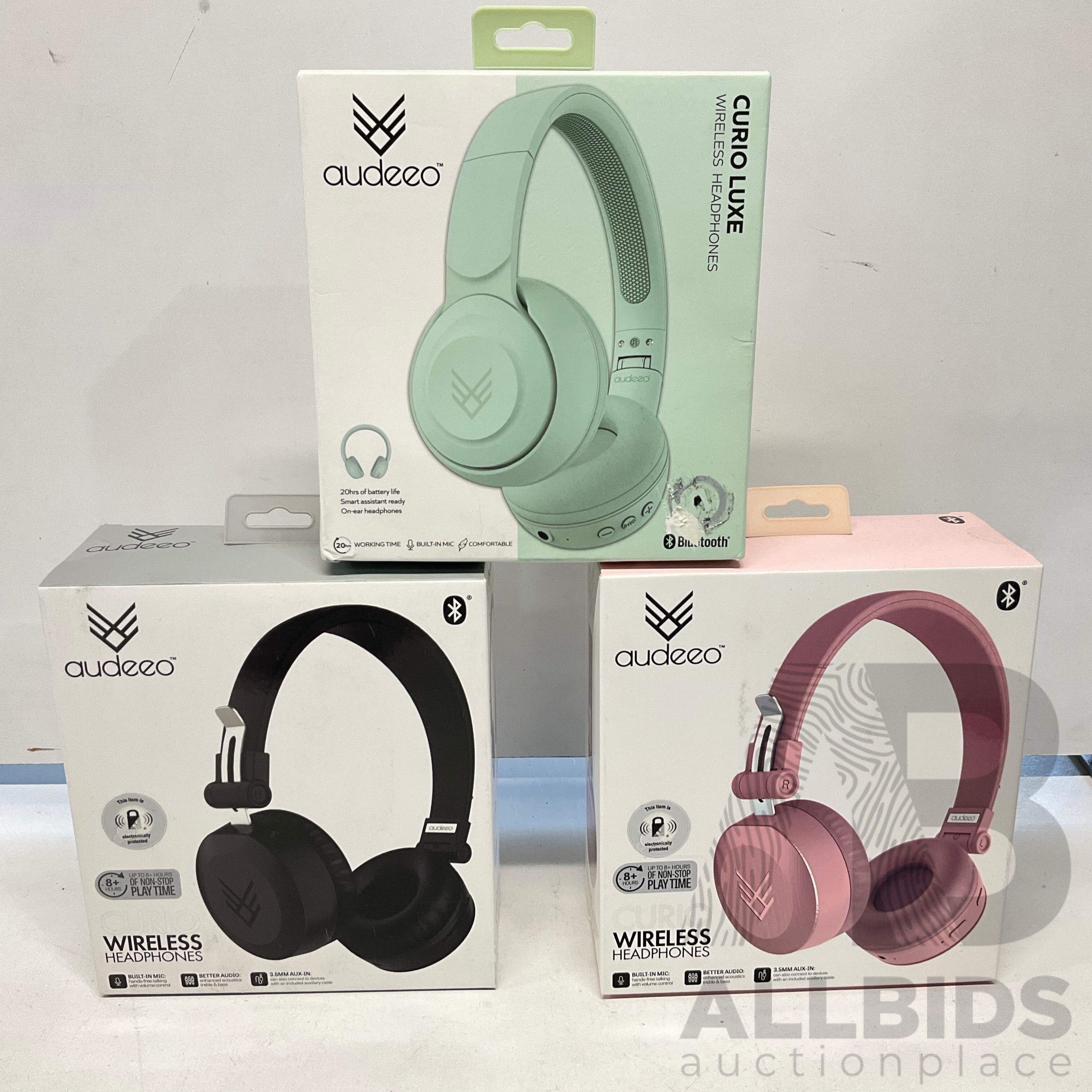 AUDEEO Curio Wireless Headphones Lot 1517003 ALLBIDS