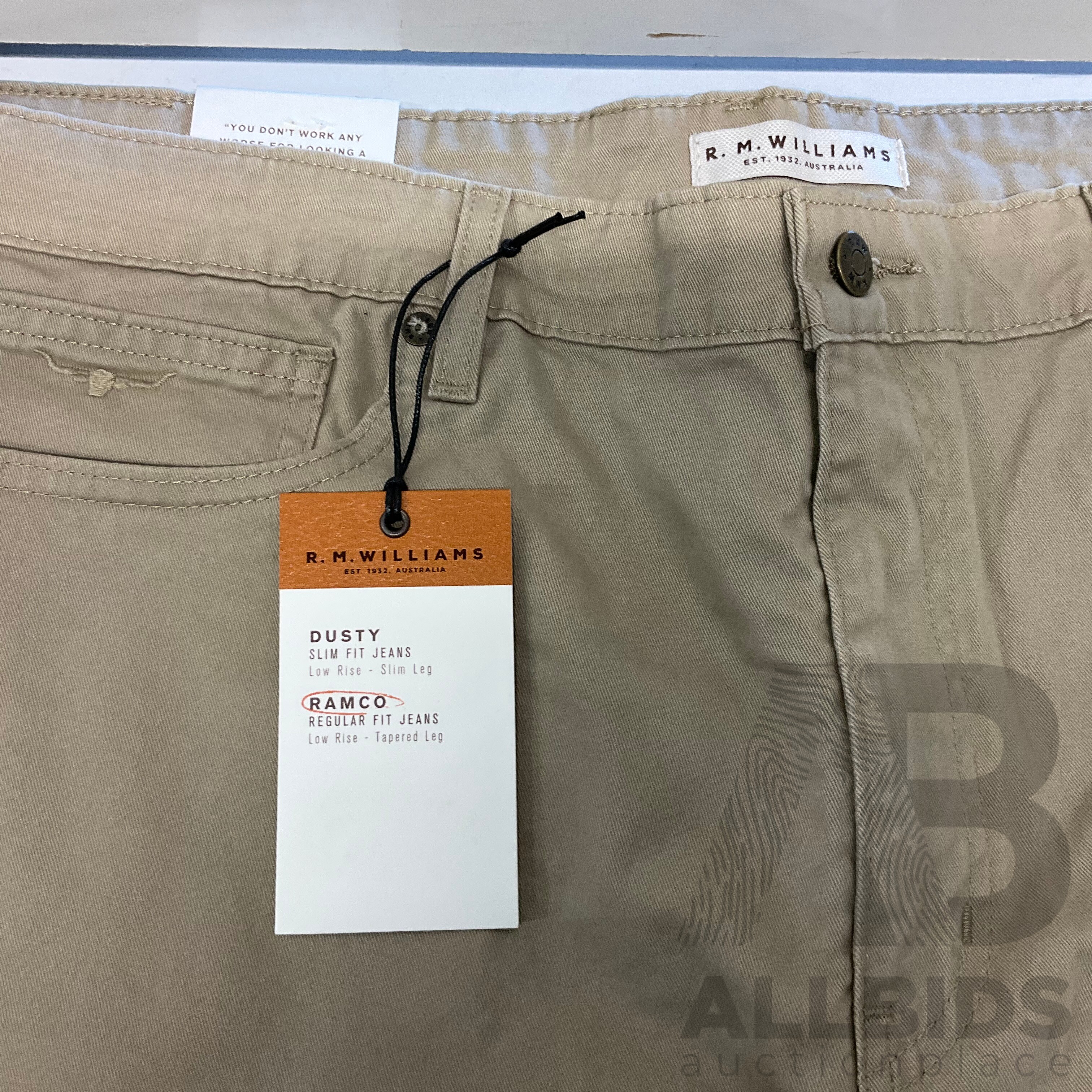 Rm williams dusty slim fit clearance jeans