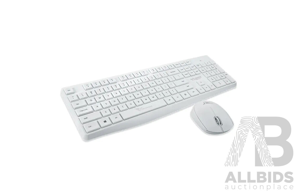 ALCATROZ Xplorer Air 6600 Wireless Keyboard Mouse Combo - White - Lot of 18