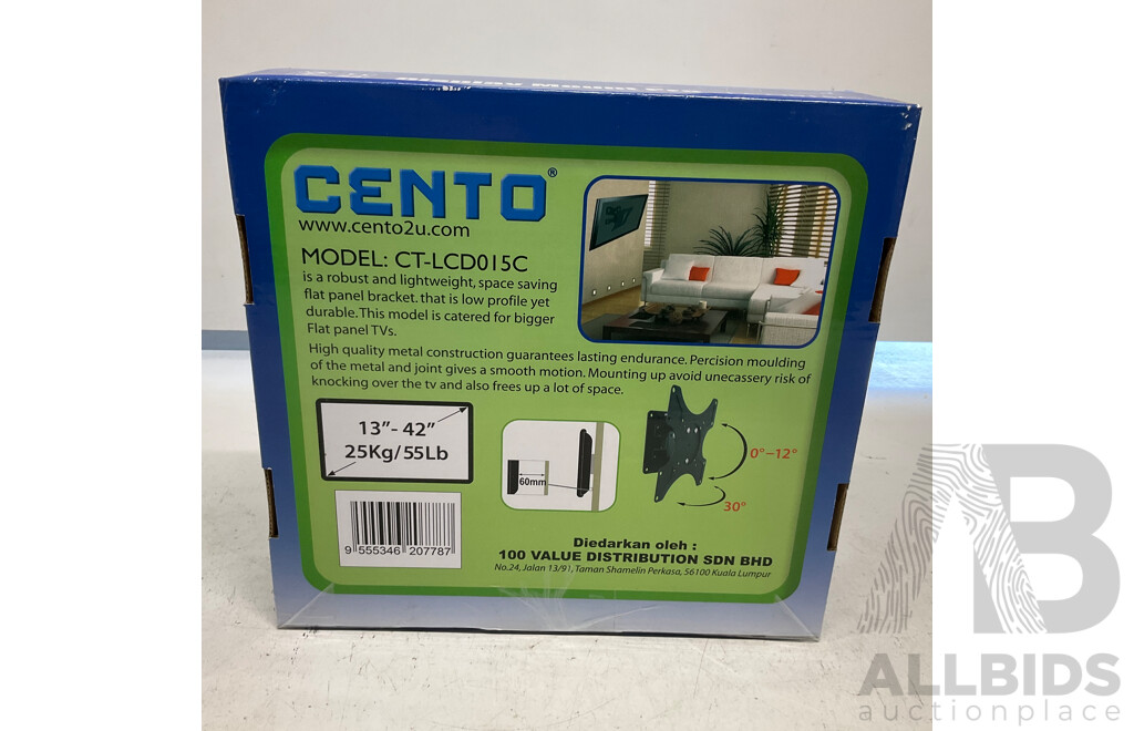 CENTO 13-42 Inch Display Mount Pro CT-LCD015C - Lot of 10