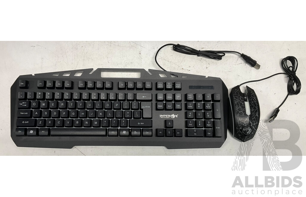 Full Box of IMPERION  Mutation Gaming Keyboard Combo